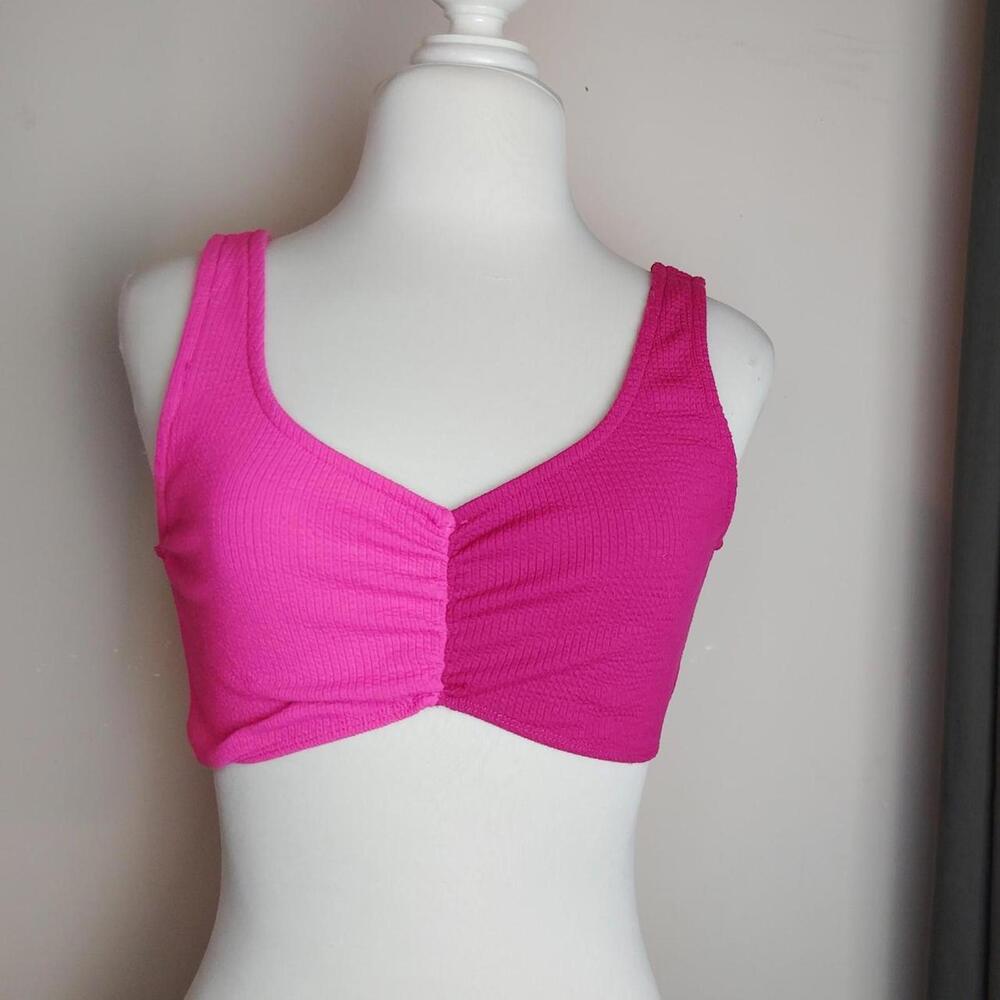Wild Fable Women's Pink Crop-top